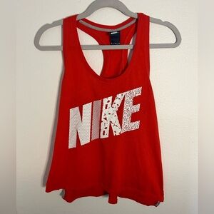 Nike Women’s Red Tank Top Relaxed Fit